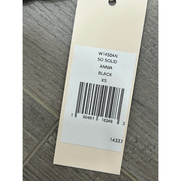 Eberjey Womens So Solid Annia Bikini Bottom Classic Cut Pull-On Black Sz XS NWT - Picture 4 of 9